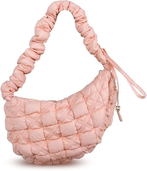 Puffer Bag Quilted Padded Tote Bags for Women Puffy Hobo Purse Lightweight Down Cotton Crossbody Shoulder Bag on Amazon.ae - Price Tracker