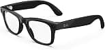 نظارة شمسية بعدسات مربعة كبيرة للرجال 0rw4008 ميتا Wayfarer من راي بان، لون اسود لامع 1، 53 ملم - دليلك لأفضل العروض
