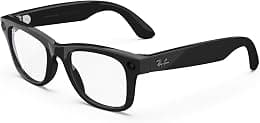 نظارة شمسية بعدسات مربعة كبيرة للرجال 0rw4008 ميتا Wayfarer من راي بان، لون اسود لامع 1، 53 ملم - دليلك لأفضل العروض