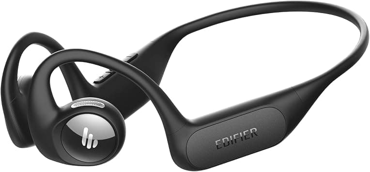 Edifier Comfo Run Open-Ear Wireless Air Conduction Sports Headphones, Bluetooth 5.3, Built-in Mic, 17 Hrs Playtime, Fast Charging, IP55 Sweat Resistant for Workouts Running Cycling on Amazon - Best Deal Finder
