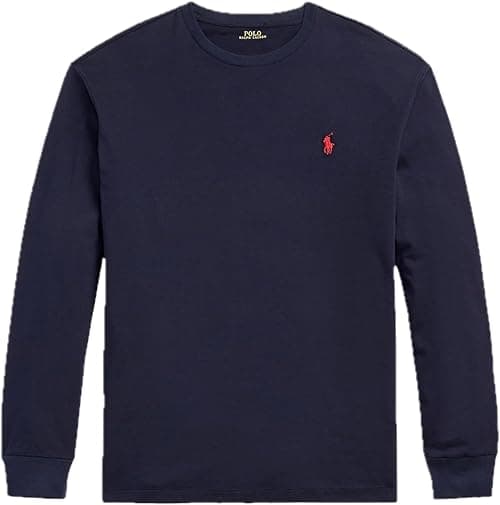 Polo Ralph Lauren Mens Crew Neck Long Sleeve Tee T-Shirts on Amazon.ae - Price Tracker