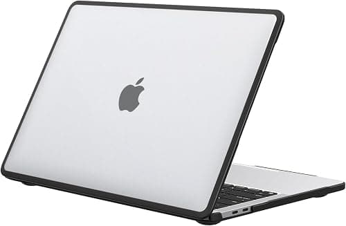 BlueSwan for MacBook Pro 13 Inch Case Crack-Resistant Frame Frosted Clear on Amazon.ae - Price Tracker
