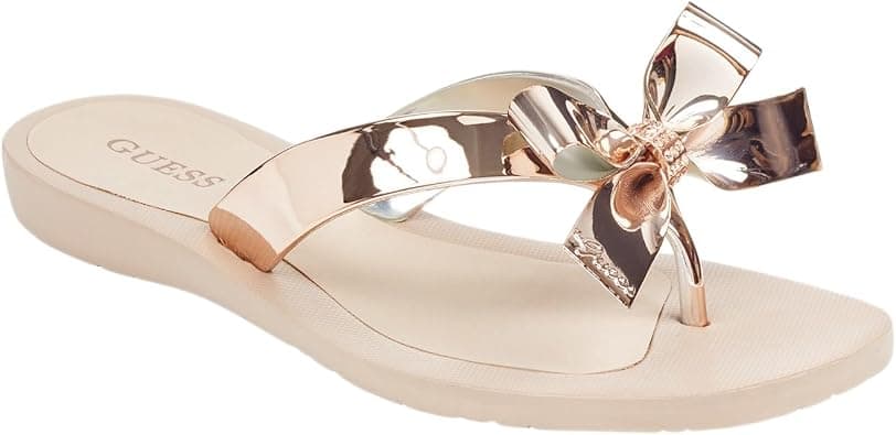 Guess Women's TUTU9 Flat Sandal على Amazon.ae - متتبع الأسعار