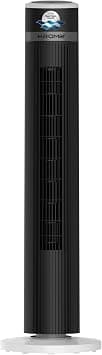 KROME 40 Inch Tower Fan with Remote Control, Slim Bladeless Cooling Fan, 3 Speed Modes, Timer Function, Oscillating Quiet Floor Fan for Home & Office – Black on Amazon.ae - Price Tracker