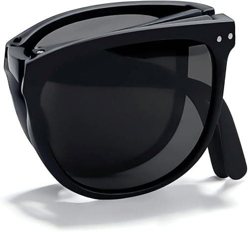 Foldable Polarized Round Sunglasses for Women UV400 Protection TR90 Folding Sun Glasses for Men on Amazon - Best Deal Finder