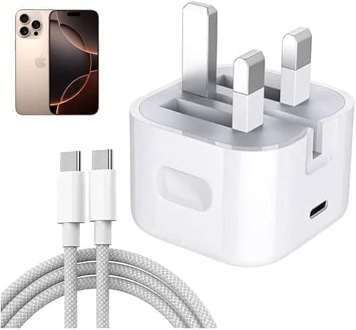 USB-C Power Adapter with USB-C to C Cable, 35W, Compatible with Apple Iphone 15,16,17 (Including all pro and promax models) on Amazon.ae - Price Tracker