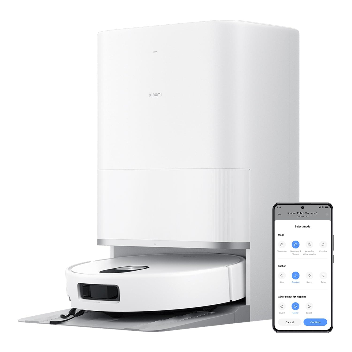 Xiaomi Robot Vacuum 5 – 20000Pa Powerful Suction, Lifting LDS for Low Furniture, Anti-Tangle, Smart Floor Cleaning, All-in-One Station (X20 Max Upgraded) on Amazon.ae - Price Tracker