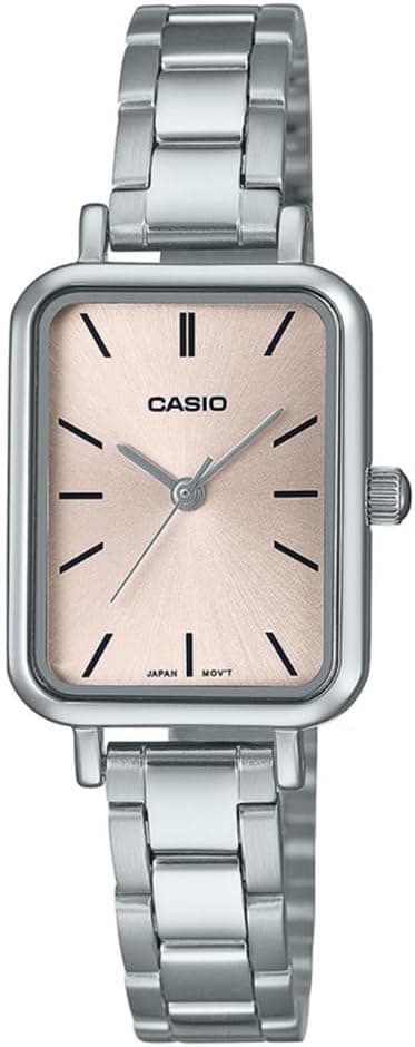 Casio Women's Watch - LTP-V009D-4EUDF Rose Gold Dial, Silver Band on Amazon.ae - Price Tracker