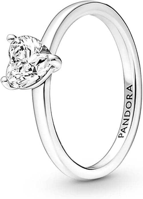 PANDORA Timeless Solitrring Herz, Sterlingsilber, mit klarem Cubic Zirkonia on Amazon.ae - Price Tracker