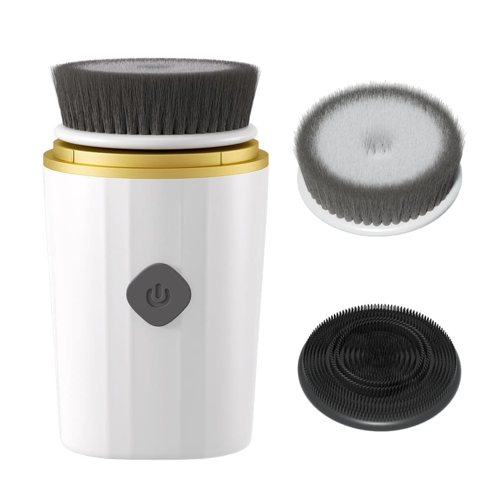Facial Cleansing Brush, Portable Face Scrubber, Electric Face Brush Exfoliator Waterproof Spin Cleanser for Exfoliating, Deep Cleansing, Massaging and Travel for Women & Men, for Sensitive Skin(1Pack) on Amazon.ae - Price Tracker