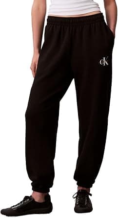 Calvin Klein womens Monogram Logo Joggers Sweatpants - Best Deal Finder