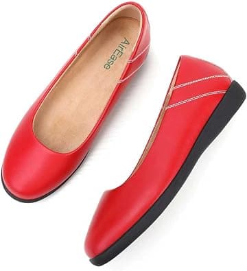 Yumi AirEase Ballet flats women soft leather shoes على Amazon.ae - متتبع الأسعار