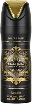 Lattafa Bade'e Al Oud Oud For Glory Deodorant Spray for Everyone 200 ml on Amazon.ae - Price Tracker