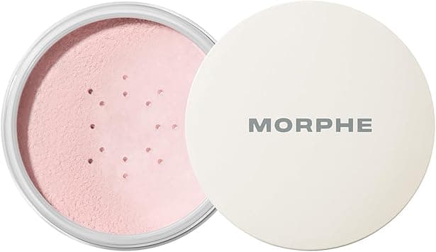 Morphe Jumbo Bake & Set Soft Focus Setting Powder - Set Makeup and Minimize Shine for up to 24 Hours - Silky Setting Powder Leaves a Soft & Natural Finish - Brightening Pink (0.62 oz) on Amazon.ae - Price Tracker