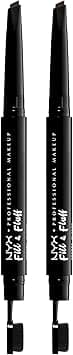 NYX PROFESSIONAL MAKEUP Fill & Fluff Eyebrow Pomade Pencil - Espresso, 2 Count on Amazon.ae - Price Tracker