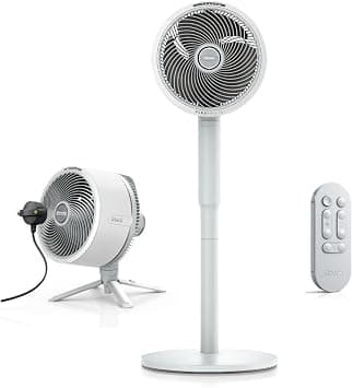 Shark FlexBreeze High-Velocity Fan, Hybrid Corded & Cordless Portable Cooling Fan, Indoor & Outdoor, with Remote Control, Adjustable Tilt, UV & Water-Resistant, White FA220ME, 5 Years Warranty على Amazon.ae - متتبع الأسعار