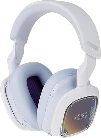 Logitech G Astro A30 LIGHTSPEED Wireless Gaming Headset, Bluetooth, Dolby Atmos/3D Audio compatible, Detachable Boom, 27h battery, for PS5, PS4, Xbox, Nintendo Switch, PC, Android - White/Purple, USB on Amazon - Best Deal Finder