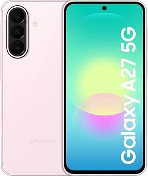 Samsung Galaxy A27 5G, Light Pink, 128GB Storage, 6GB RAM, Slim phone, Circle to Search, Object Eraser, Three lenses, IP64 - International Version on Amazon.ae - Price Tracker