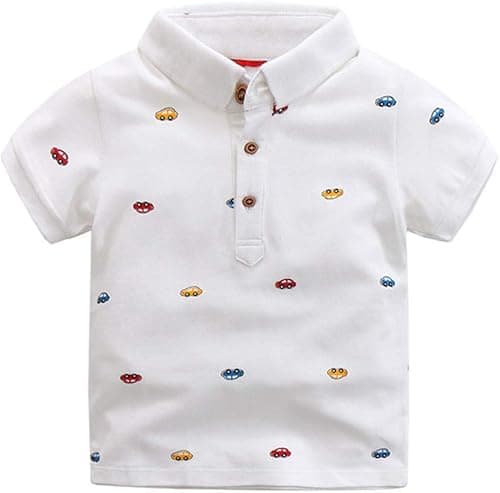 Mud Kingdom Little Boys Polo Shirt Cute Stripe Summer on Amazon.ae - Price Tracker