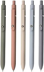 Gel Pen, 5pcs Quick Dry Ink Pens Retractable Ink Pens 0.5mm Ballpoint Pen Fine Point Gel Pen Writing Pens for School Office Home, 5 Colors on Amazon.ae - Price Tracker