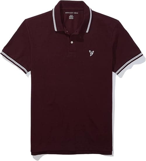 American Eagle Mens AEO Polo Shirt Casual على Amazon.ae - متتبع الأسعار