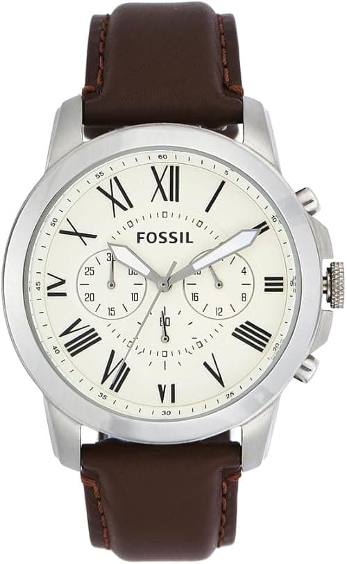 Fossil Mens Quartz Watch, Analog Display and Leather Strap FS4735 on Amazon.ae - Price Tracker