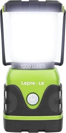 Lepro Camping Lantern, 1000 Lumen Camping Lights Battery Powered, Not rechargeable, Dimmable Warm White and Daylight Modes, For Power Cuts, Emergency Lighting, Suit for Hiking, Fishing, Tents, etc. - Amazon.ae Price Tracker