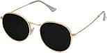 SOJOS Small Round Polarized Sunglasses for Women Men Classic Vintage Retro Shades UV400 SJ1014 - Best Deal Finder