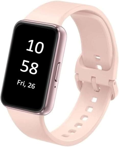 SAMSUNG Galaxy FIT 3 [2024] 1.6" AMOLED Display | 14 Days Battery Life | 100+ Watchfaces | 100+ Exercise Modes | International Model - (Pink) on Amazon.ae - Price Tracker