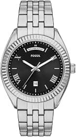 Fossil FS6139 Motre Campbell Wrist Watch for Men, 42 mm Case Size, Silver - Best Deal Finder
