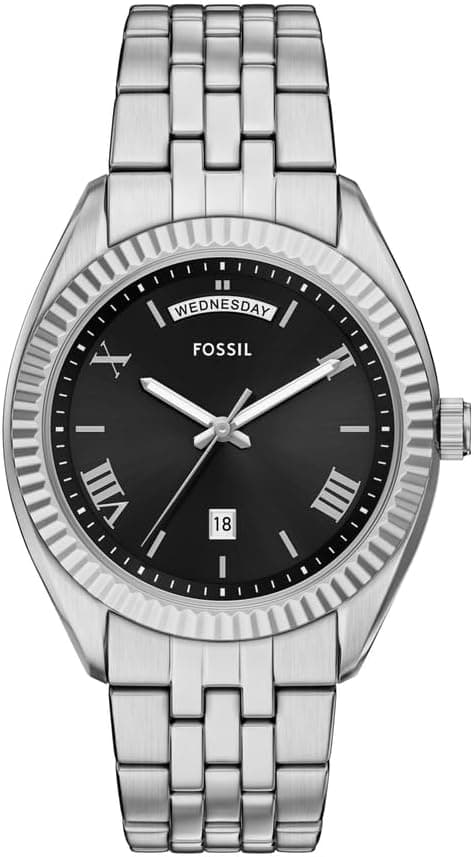 Fossil FS6139 Motre Campbell Wrist Watch for Men, 42 mm Case Size, Silver on Amazon.ae - Price Tracker