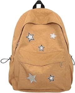 Cute Y2K Aesthetic Backpack Stars Pattern Preppy Backpack Laptop Backpack Back to College Supplies - Amazon.ae Price Tracker