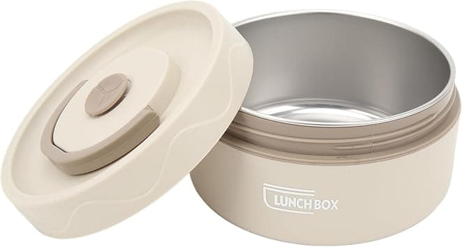 BROLEO Lunch Box, 304 Stainless Steel Wide Mouth Leak Proof Insulated Lunch Container Thermal Lunch Box for Hot Food, Portable Food Storage Containers with Lids for (Microwave Oven على Amazon.ae - متتبع الأسعار