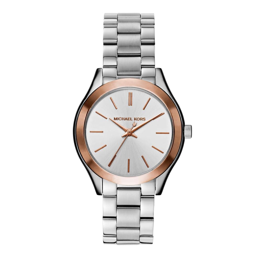 Michael Kors Mini Slim Runway Stainless Steel Watch on Amazon.ae - Price Tracker