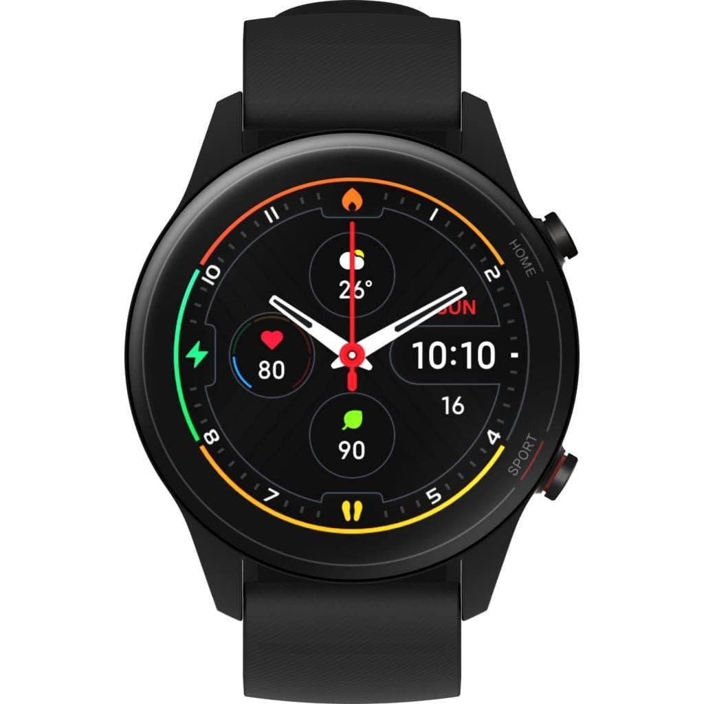 Xiaomi Mi Watch AMOLED, 1.39 inches, resolution 454 × 454 pixels 117 sports modes, optical heart rate sensor, pedometer, air pressure sensor, music player, 5ATM water resistance Black, BHR4550GL on Amazon.ae - Price Tracker