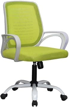 Desk Chair for Office, Home Height Adjustable Mid Back Mesh with Lumbar Support Mesh Swivel Computer Office Ergonomic Executive Chair (Swivil, Green) on Amazon.ae - Price Tracker