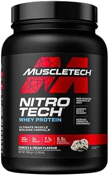Muscletech Nitro-Tech Performance Series - 907 gr Cookies and Cream على Amazon.ae - متتبع الأسعار