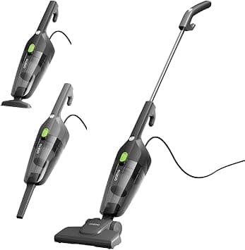 Oraimo 16KPa 3-in-1 Vacuum Cleaner,600W High-Power Suction Handheld Stick Cleaner,5M Cord Handheld Vertical Double Switch,500ML Dust Cup,Rotating floor brush,Lightweight Vaccum for Car Home Kitchen - Best Deal Finder