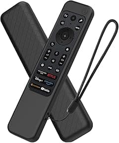 Silicone Cover Case Compatible with Sony Bravia Smart Tv 2023 Voice Remote RMF-TX910U Protective Cover with Lanyard (Remote Not Included) [Black] - Amazon.ae Price Tracker