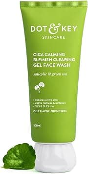 Dot & Key Cica 2% Salicylic Acid Face Wash for Oily, Acne Prone Skin, With Green Tea I Acne Clearing Sulphate Free Face Wash for Men & Women | 100ml - Best Deal Finder