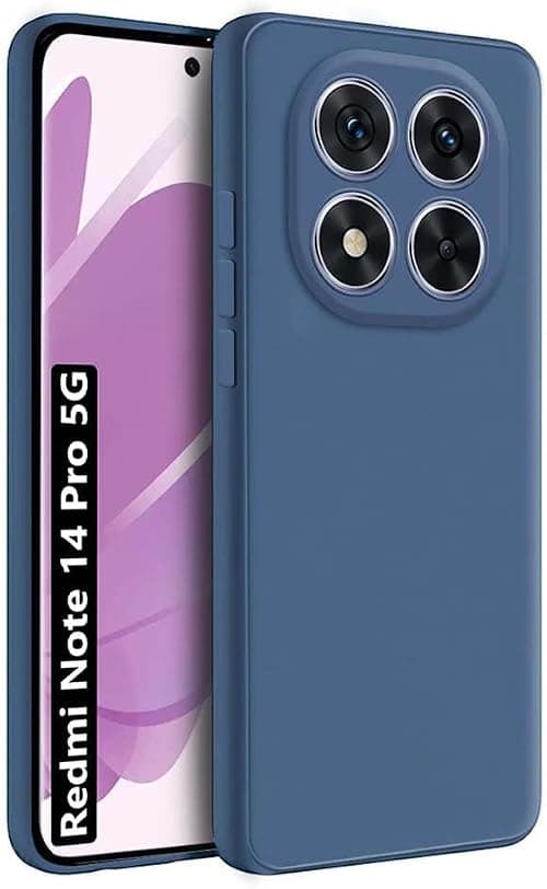 Case for Xiaomi Redmi Note 14 Pro 5G / Poco X7 Cover Blue Slim Fit Soft Back TPU Flexible Silicone Cover Matte for Xiaomi Redmi Note 14 Pro 5G / Poco X7 by Emodil ® (Blue) على Amazon.ae - متتبع الأسعار