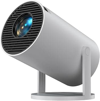 Portronics Beem 440 Smart LED Projector with 720p HD Resolution, Rotatable Design, Built-in Streaming Apps (Netflix, Prime Video, Hotstar), 2000 Lumens, Screen Mirroring, 3 Watts Speaker (White) على Amazon.ae - متتبع الأسعار