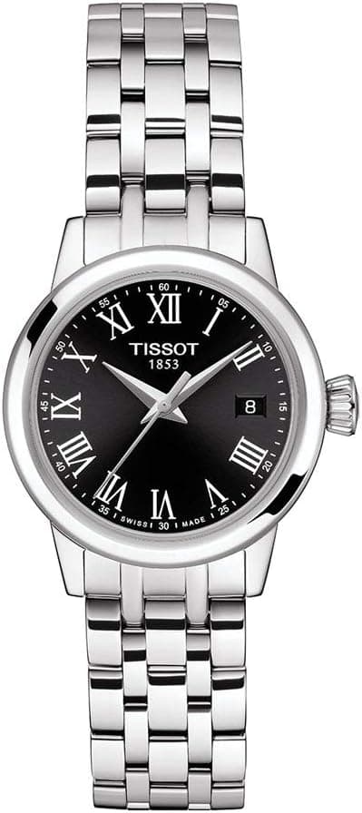 Tissot Analogue Classic Silver Strap Women's Wrist Watches - T129.210.11.053.00 on Amazon.ae - Price Tracker
