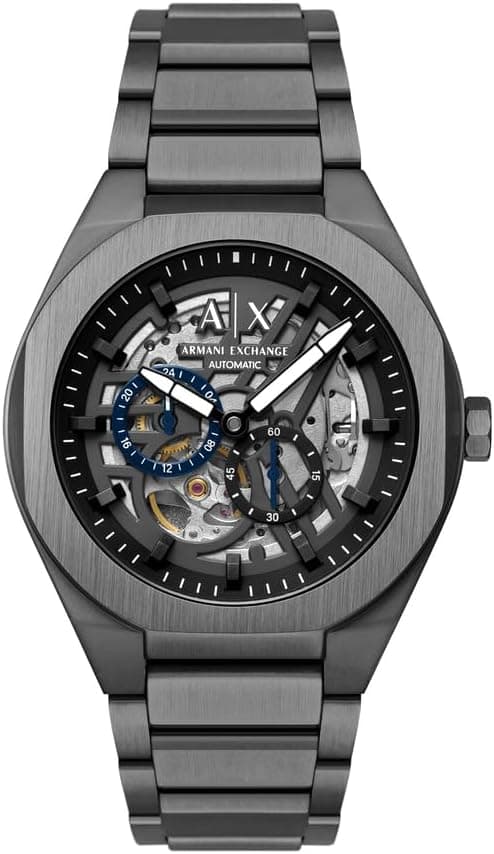 Armani Exchange AX4195 44mm Gun-Metal Stainless Steel Watch for Men on Amazon.ae - Price Tracker