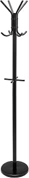 Amazon Basics Hat and Coat Stand Rack, Black - متتبع أسعار Amazon.sa