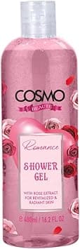 Cosmo Beaute Romance Shower Gel, Silky-Clean Infused with Romantic Floral and Fruity Cleanse, Hydrate, and Leave Skin Softly Perfumed Long-Lasting Hydration - 480ml on Amazon.ae - Price Tracker