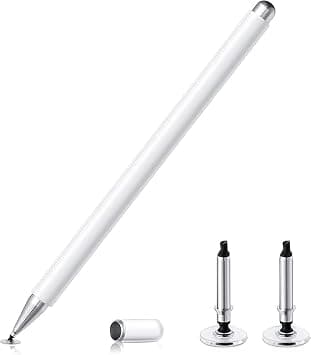 FACE HUB Universal Stylus Pen for touch screens, Passive Stylus pen Compatible with iOS and Android devices, iPad , iPhone laptop Samsung phones and tablets, for Drawing and Handwriting القلم (White) on Amazon.ae - Price Tracker