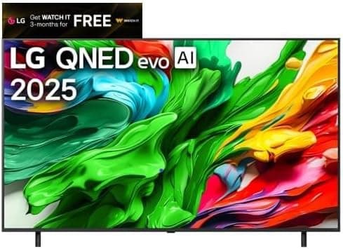 LG 65QNED86A6A 65 inch MiniLED QNED evo AI WebOS 25 VRR 144hz 4K Smart TV alpha 8 AI Processor Gen2 AI Sound Pro with virtual 9.1.2 Dolby Vision / HDR10 / HLG [2025] - دليلك لأفضل العروض