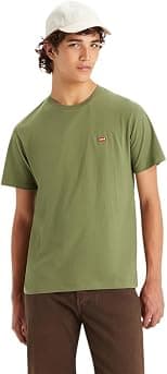 Levi's Classic Housemark Short-Sleeve T-Shirt for Men, Green - Best Deal Finder