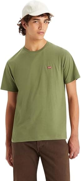 Levi's Classic Housemark Short-Sleeve T-Shirt for Men, Green - Best Deal Finder